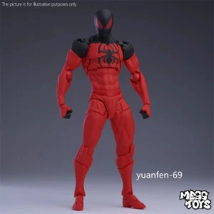 Modellino MESS TOYS 1/12 Scarlet Spider Kaine Parker rosso giocattolo PVC regalo - Foto 1 di 5