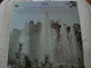 MOZART REQUIEM KV 626 PIA TASSINARI, FERRUCIO TAGLIAVINI VINYL LP EVEREST RECORD - Picture 1 of 4
