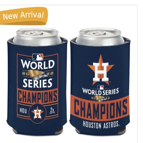 Houston Astros 2022 world Series Champions Can Cooler Insilated MLB Licensed Cover