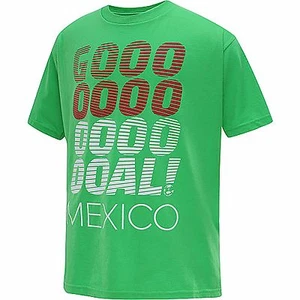 Adidas Mexico Soccer GOAL GOOOOOOOOOOOOOOAL! T Shirt Men's Green - Picture 1 of 1