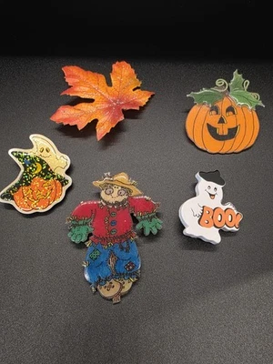 Fall Halloween 5 Brooch Collection - Image 1 of 3