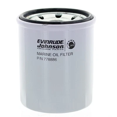 Johnson Evinrude OMC New OEM Outboard Oil Filter 90-115HP EFI, 5033539, 0778886 - Image 1 of 4