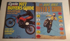 Lotto 2 Cicli 1977 Guida Acquirenti Moto e 1974 Dirt Bike Guida Acquirente.  - Foto 1 di 12