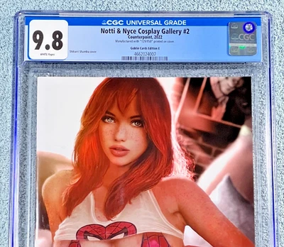Галерея косплея Notti & Nyce No2 CGC 9.8 Spidey's MJ Trade вариант E ограниченное издание 129/150 - Изображение 1 из 4