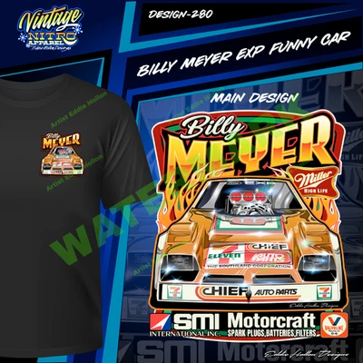Billy Meyer EXP Nitro Funny Car T 恤 (280) — 第 1/3 张图片