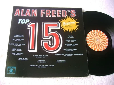 12" LP Alan Freed`s Top 15 - 15 Songs / Roulette/Ariola 203 598-241 /RE von 1962 - Bild 1 von 4