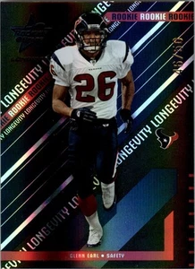2004 Leaf Rookies and Stars Longevity Black #137 Glenn Earl /50 - NM-MT - Picture 1 of 2
