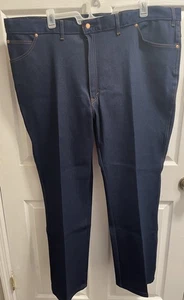 Lungo raggio made in USA! Jeans taglio intero NUOVO DEADSTOCK uomo taglia 48x32 elasticizzato! - Foto 1 di 6