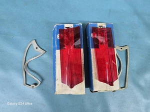 NOS PAIR TAIL LAMP LIGHT LENS 64 65 PLYMOUTH BARRACUDA VALIANT 1964 1965 LENSES - Picture 1 of 9