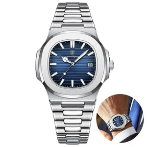 Klassische Business Herrenuhr Wasserdicht Leuchtend Datum Quarzuhr Mode - Bild 1 von 10