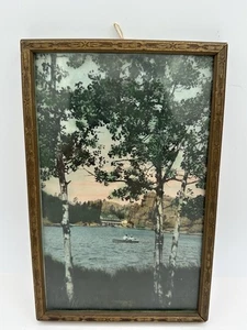 Vintage Wallace Nutting RARE Hand Painted PHOTO PRINT Circa EARLY 20TH Century - Bild 1 von 18