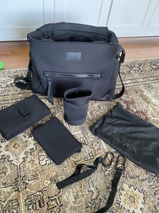 Dagne Dover Wade Diaper Tote/Diaper Bag Large In Onyx - Picture 1 of 5