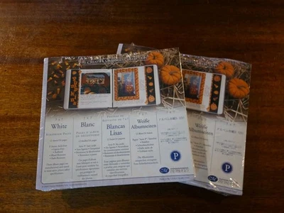 Lote de 2 protectores de página Creative Memories 7x7 álbum de recortes Foto 1 de 3