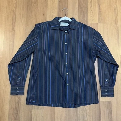 Camisa Alexander Julian Private Reserve abajo rayas multicolores XL Foto 1 de 4