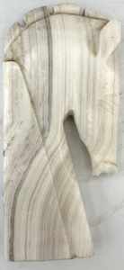 Hand Carved Onyx Horse Head Figure Missing Bottom MCM Aprox 8 Inches - Picture 1 of 6