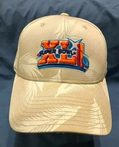 Sombrero Super Bowl XLI 2007 - Sur de Florida - Ajustable - Nuevo sin usar - Beige - Imagen 1 de 7