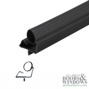 Pella Weatherstrip For Designer Series Hinged Doors 95 Inch Black Weather Seal - Picture 1 of 3