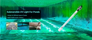 40W Submersible UVC Lamp part, Sterilizer For Water: Storage Tank, Pond, Pool, - Picture 1 of 9