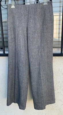 Chadwick's of Boston Pants Women's Wide Leg Lined Slacks Wool Blend Sze 4 - Image 1 of 4