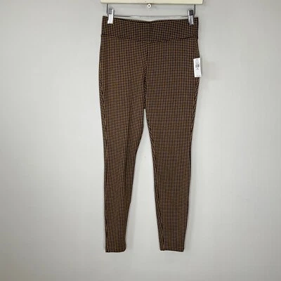 Old Navy High-Waisted Stevie Printed Ponte-Knit Pants Women XS Petite Gold Black - Image 1 of 4