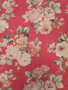 5th Avenue Designs for Covington Preshrunk Rose Screen Print Fabric 56" x 56" - Picture 1 of 8