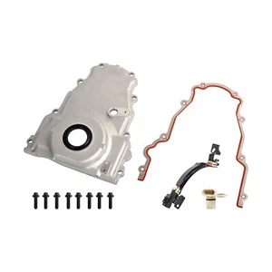 Engine Front Timing Cover w/ Cam Sensor & Harness Wire For Chevy LS2 LS3 Gen IV - Picture 1 of 12