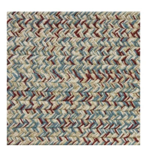 BLUE, RED, BEIGE, CREAM BRAIDED AREA RUGS BY COLONIAL RUG--MANY SIZES! 401 - Picture 1 of 1