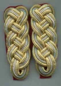 Pair of German World War II Army HEER General Shoulder Boards - Picture 1 of 2