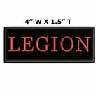 LEGION Name Tag Embroidered Iron-on Patch Applique Military Tactical Cosplay DIY