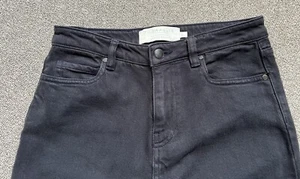 Tooralie Australia Merino Wool - Denim Jeans Size 8 Black - Picture 1 of 7