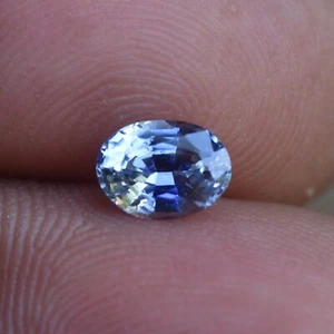 0.88 Ct Loose Genuine Light Blue Sapphire Natural Untreated VVS Sri Lankan - Picture 1 of 5