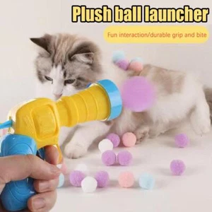 Palline Giocattolo per Gatti con Lancia Gatti da Interno Giocattoli Natalizi per Pet Gatto Gioco - Foto 1 di 15