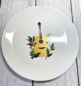 NUEVO Dolly Parton Colección Cerámica 8.25" Placa Flores Guitarra Música Country - Imagen 1 de 3