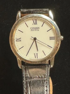 Citizen Stiletto AR1060 RARE Men’s Eco-Drive Watch – Ultra-Slim Stainless Steel - Picture 1 of 6