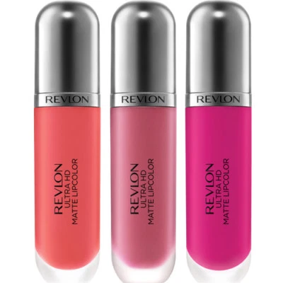 REVLON Ultra HD Matt & Metallic Matte Lipcolor - Choose Shade - NEW - Image 1 of 3