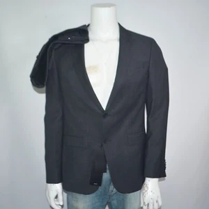 NWT HUGO BOSS Novan6/Ben2 Slim Fit 100% Wool Gray 2 Piece Suit 40R 34 x 33 - Picture 1 of 12