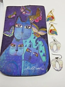 2 orecchini vintage LAUREL BURCH canzone passeri e tucano + custodia telefono - Foto 1 di 9
