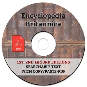 ENCYCLOPEDIA BRITANNICA-1st-2nd-3rd Editions-ALL VOLUMES-Reference Books-on DVD - Picture 1 of 6