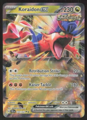 Pokemon TCG SV05: Temporal Forces #120/162 Koraidon ex NM - Image 1 of 2