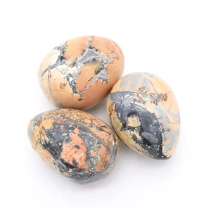 Maligano Jasper 3x Tumbled Stones 25x35mm - Bild 1 von 2