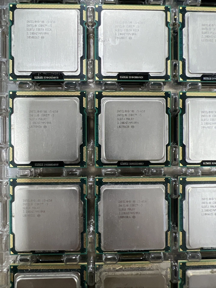 Lot of 63 Intel Core i5 1st Gen Desktop Processors 1156 SLBLK SLBTM SLBLC SLBRP - Image 1 of 1