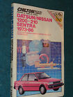 1973-1986 NISSAN DATSUN /1200 / 210 / SENTRA SHOP MANUAL CHILTON'S BOOK 85 84 83