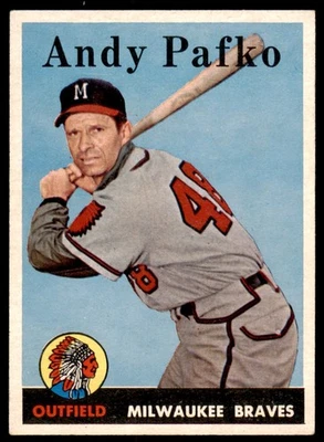 1958 年 Topps 套装 Break Andy Pafko #223 无底价 — 第 1/2 张图片