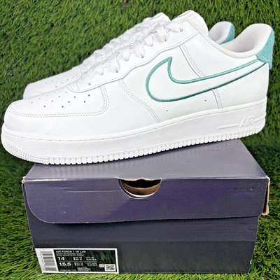 Nike Air Force 1 '07 LV8 Zapatillas bajas para hombre talla 14 Blanco Verde FN8349-100 Foto 1 de 4