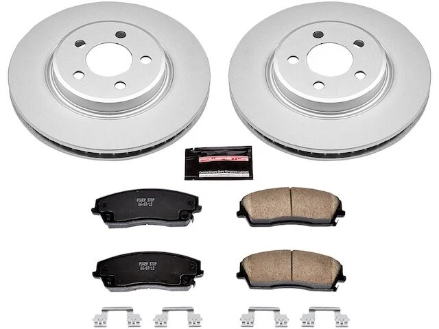 Kit de pastillas de freno delanteras y rotor para Dodge Magnum 2006 2007 2005-2008 CJ619WQ Foto 1 de 1