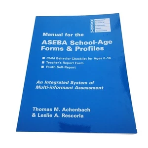 MANUAL FOR THE ASEBA SCHOOL-AGE FORMS & PROFILES By Thomas M. Achenback & Leslie - Bild 1 von 3