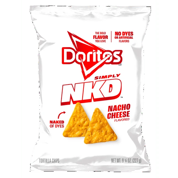 Doritos Simply No Artificial Flavors Nacho Cheese Tortilla Chips Bag, 9.25 oz - Image 1 of 4