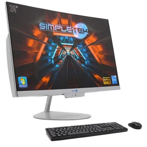 Aio All IN One i5 24 " Full HD Win 7 RAM 16GB SSD 2TB PC Desktop Computer Curved - Picture 1 of 11