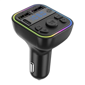 Car Adapter FM Transmitter USB AUX Radio Handsfree MP3 Music Player Bluetooth5.0 - Picture 1 of 12