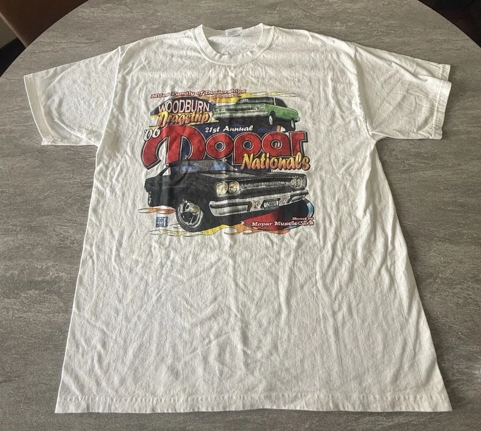 Camiseta 21 aniversario de los Nacionales Mopar. Grande años 2000 Foto 1 de 4
